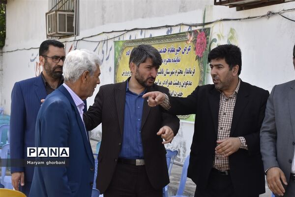 آیین کلنگ‌زنی چمن مصنوعی طرح شهید سلیمانی