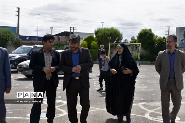 آیین کلنگ‌زنی چمن مصنوعی طرح شهید سلیمانی