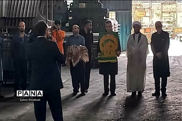 زیارت پرچم مقدس امام رضا (ع) در دهه کرامت در شهرستان ملارد
