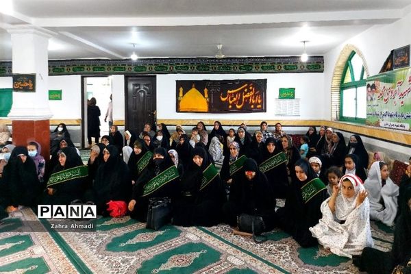 پرچم گردانی حرم مطهر رضوی در میاندورود