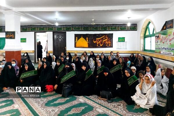 پرچم گردانی حرم مطهر رضوی در میاندورود