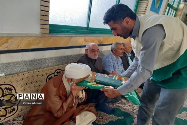 پرچم گردانی حرم مطهر رضوی در میاندورود