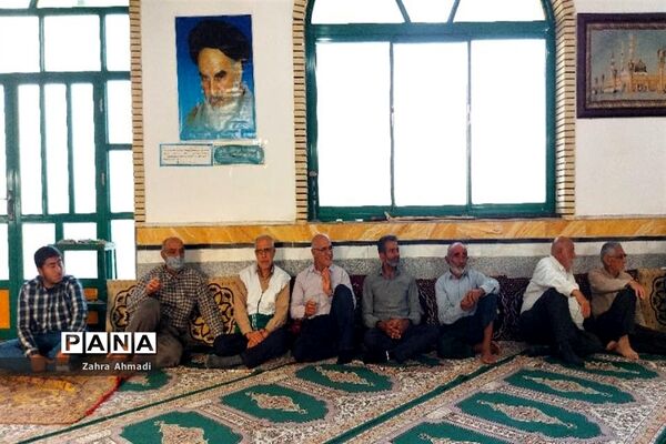 پرچم گردانی حرم مطهر رضوی در میاندورود