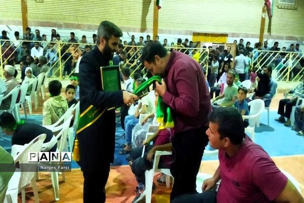 مراسم جشن دهه کرامت در روستای باقرآباد قم