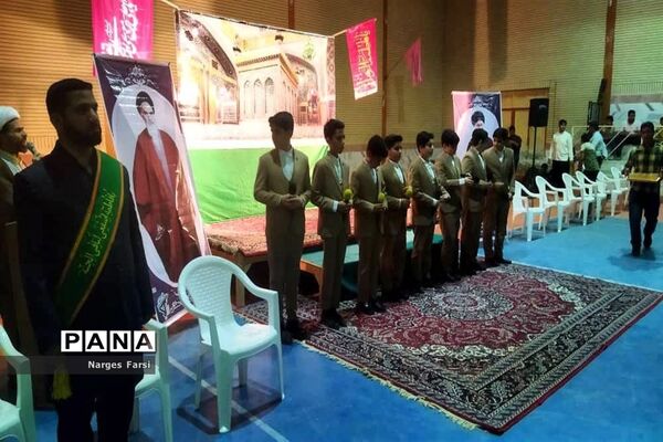 مراسم جشن دهه کرامت در روستای باقرآباد قم