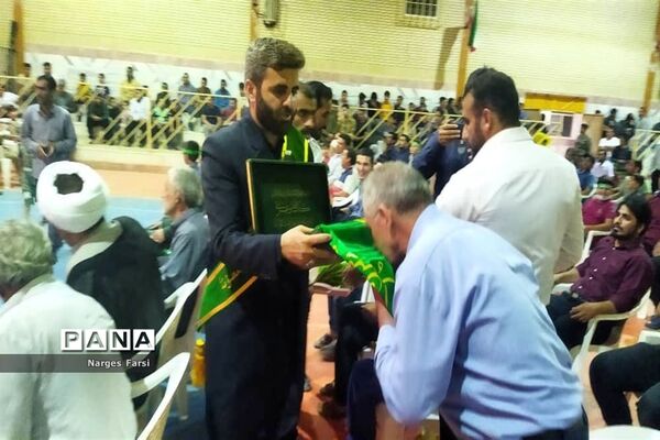 مراسم جشن دهه کرامت در روستای باقرآباد قم