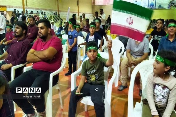 مراسم جشن دهه کرامت در روستای باقرآباد قم