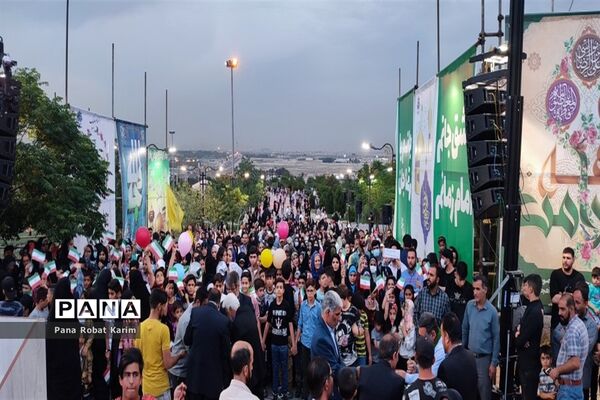 گردهمایی عاشقان ولی عصر در شهرستان رباط‌کریم و پرند