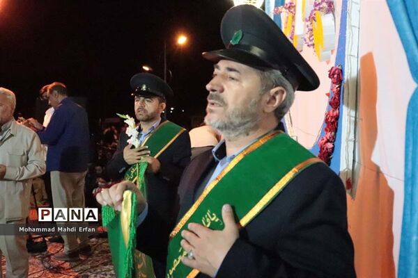 اجتماع باشکوه مردم آباده درجشن میلاد امام رضا علیه السلام