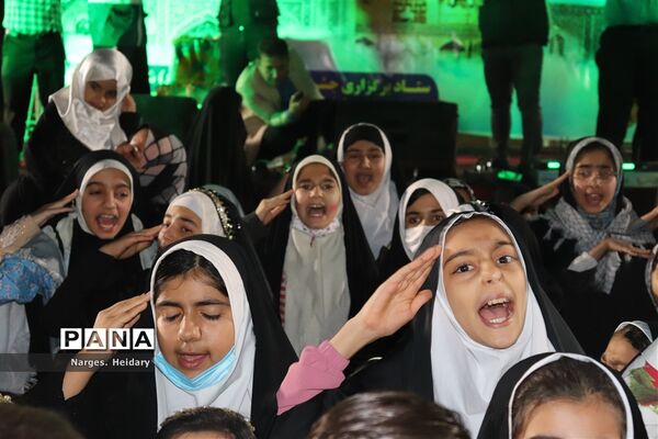 جشن میلاد امام رضا (ع) همراه با اجرای سرود سلام فرمانده در امیدیه