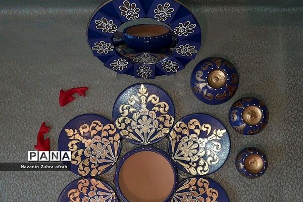 آثار هنری و تولیدی معلم درس هنر در رودهن