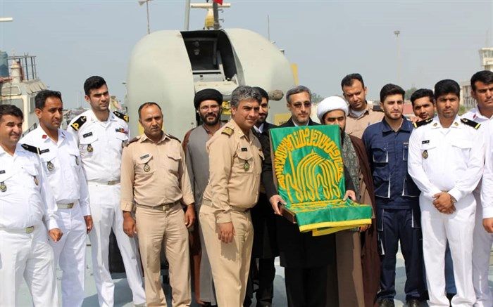 ناوشکن سبلان به عطر پرچم سبز حرم رضوی، معطر شد