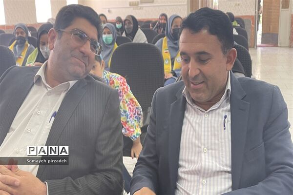 همایش پیشتازان ناحیه یک اهواز با شعار من امام رضائی‌ام در روز میلاد امام رضا (ع)