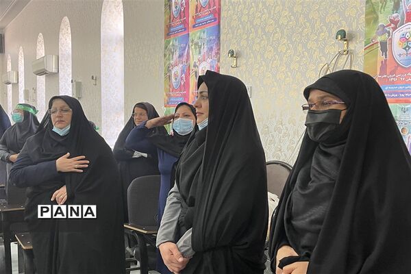 همایش پیشتازان ناحیه یک اهواز با شعار من امام رضائی‌ام در روز میلاد امام رضا (ع)