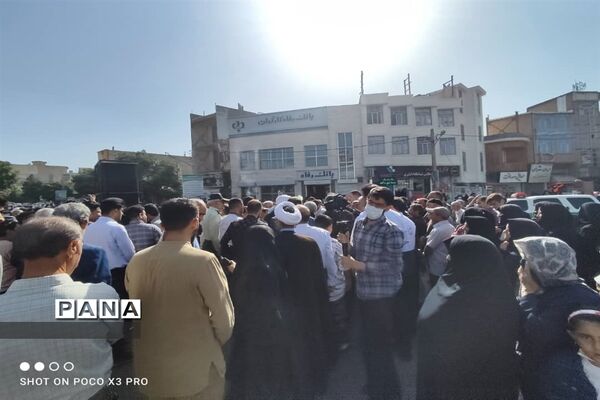مراسم استقبال از کاروان زیر سایه خورشید