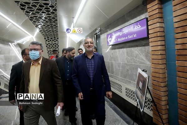 افتتاح ایستگاه مترو شهدای ۱۷ شهریور