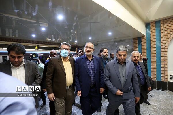 افتتاح ایستگاه مترو شهدای ۱۷ شهریور