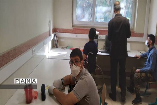 برگزاری امتحانات خرداد در مدرسه استثنایی سروش