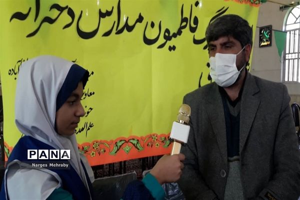 اجتماع بزرگ دانش‌‌آموزی فاطمیون در سورمق شهرستان آباده