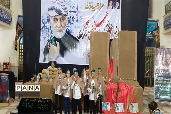 عزای فاطمیه و گرامیداشت شهادت سردار دلها درابرکوه