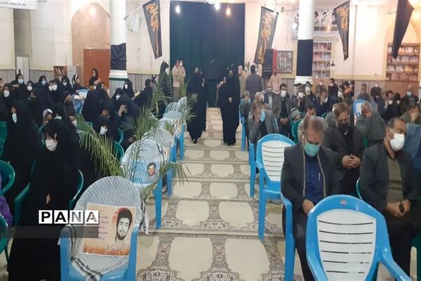 عزای فاطمیه و گرامیداشت شهادت سردار دلها درابرکوه