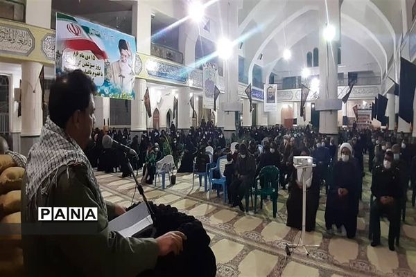 عزای فاطمیه و گرامیداشت شهادت سردار دلها درابرکوه