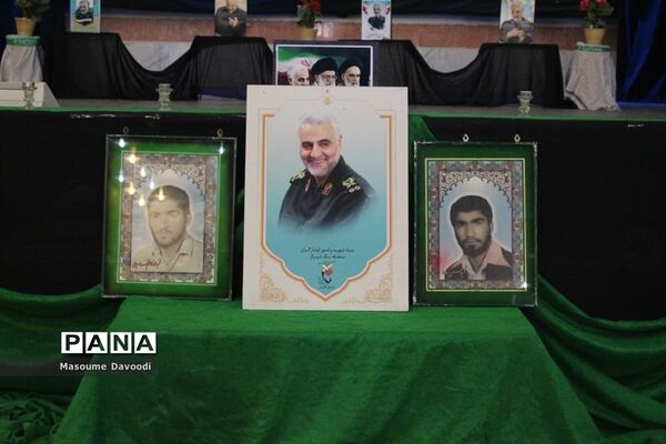 وداع با شهید تازه تفحص شده همزمان با دومین سالگرد شهادت سردار حاج قاسم سلیمانی در شیراز