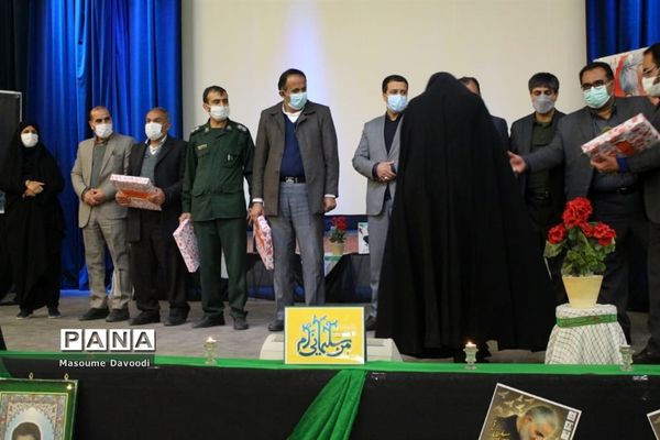 وداع با شهید تازه تفحص شده همزمان با دومین سالگرد شهادت سردار حاج قاسم سلیمانی در شیراز