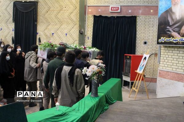 وداع با شهید تازه تفحص شده همزمان با دومین سالگرد شهادت سردار حاج قاسم سلیمانی در شیراز