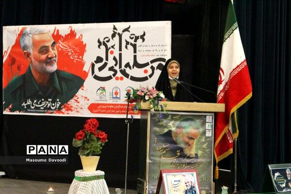 وداع با شهید تازه تفحص شده همزمان با دومین سالگرد شهادت سردار حاج قاسم سلیمانی در شیراز