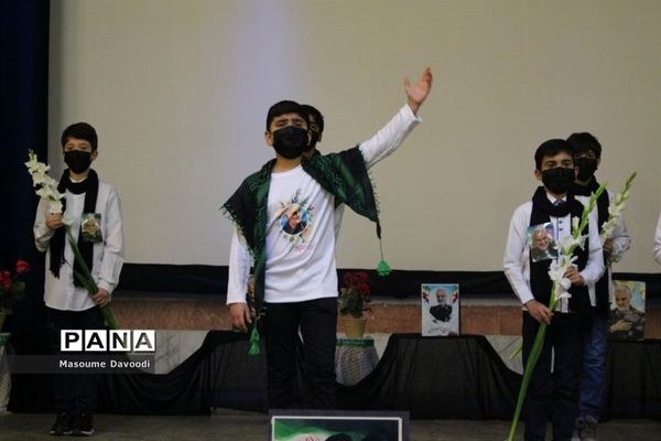 وداع با شهید تازه تفحص شده همزمان با دومین سالگرد شهادت سردار حاج قاسم سلیمانی در شیراز