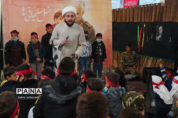 نسل سلیمانی‌ها به استقبال شهید گمنام در رودهن