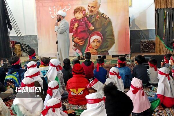 نسل سلیمانی‌ها به استقبال شهید گمنام در رودهن