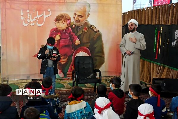نسل سلیمانی‌ها به استقبال شهید گمنام در رودهن