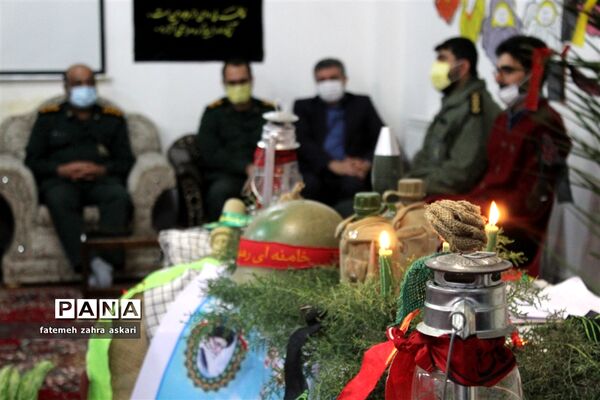 مراسم فاطمیه و یادواره شهدای دانش‌آموز در دبستان بی بی شهربانو گلوگاه