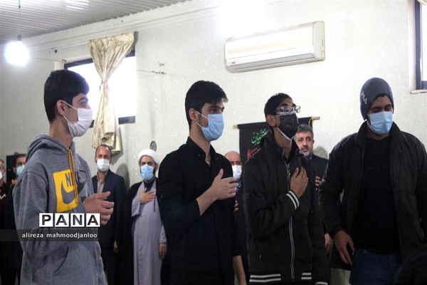 مراسم هیأت دانش‌آموزی در شهرستان گلوگاه