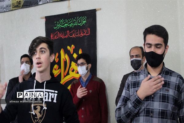 مراسم هیأت دانش‌آموزی در شهرستان گلوگاه