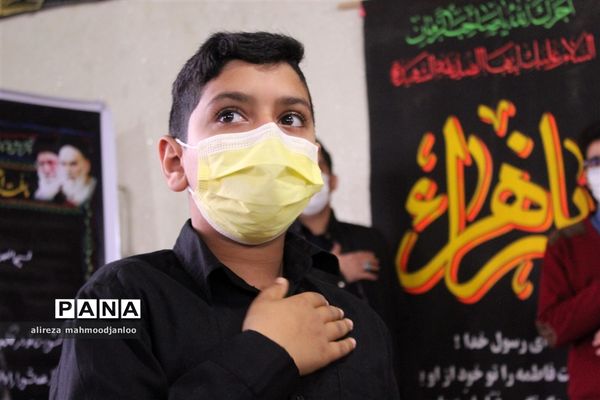 مراسم هیأت دانش‌آموزی در شهرستان گلوگاه