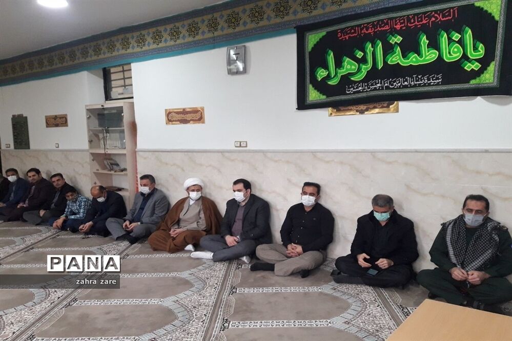 مراسم عزاداری شهادت حضرت زهرا در محمودآباد