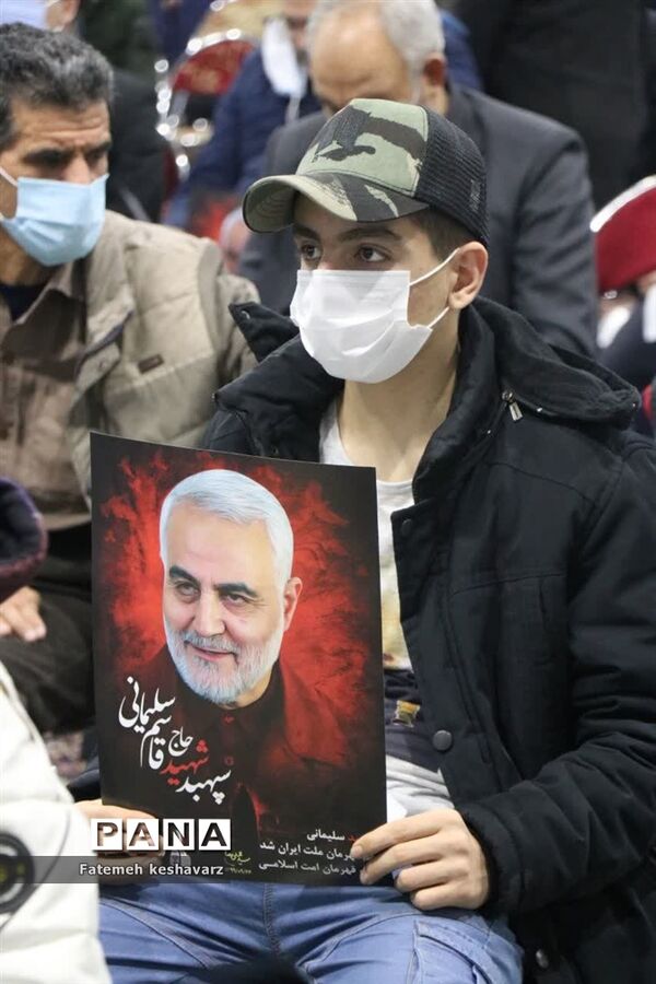 بزرگداشت سالگرد شهادت شهید حاج قاسم سلیمانی در شهرقدس