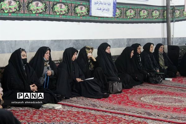 مراسم عزاداری شب شهادت حضرت زهرا در روستای تیله نو
