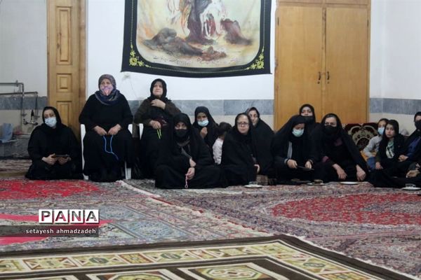 مراسم عزاداری شب شهادت حضرت زهرا در روستای تیله نو