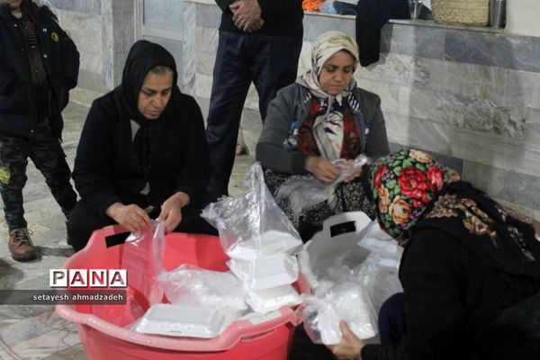 مراسم عزاداری شب شهادت حضرت زهرا در روستای تیله نو