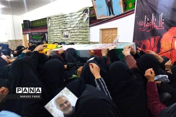حضور شهید گمنام در شهر جعفریه و روستای باقرآباد قم