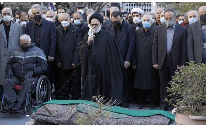 مراسم وداع با پیکر مرحوم «سیدهادی موجانی» خیر مدرسه‌ساز برگزار شد
