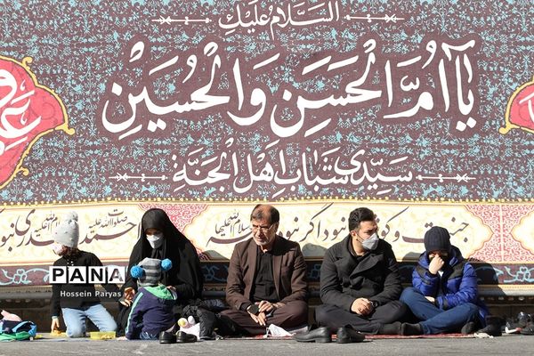 تجمع عزاداران فاطمی در میدان هفت‌تیر