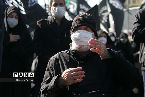 تجمع عزاداران فاطمی در میدان هفت‌تیر