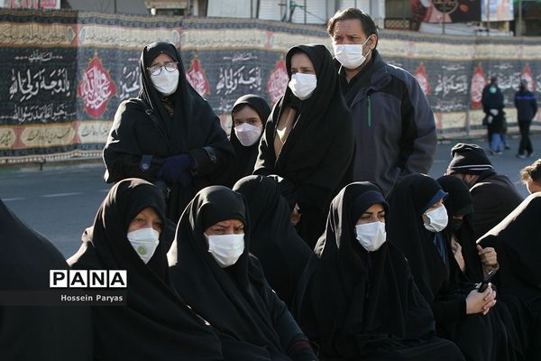 تجمع عزاداران فاطمی در میدان هفت‌تیر