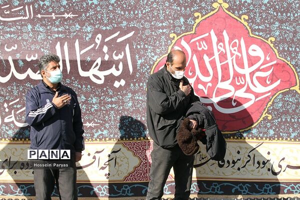 تجمع عزاداران فاطمی در میدان هفت‌تیر
