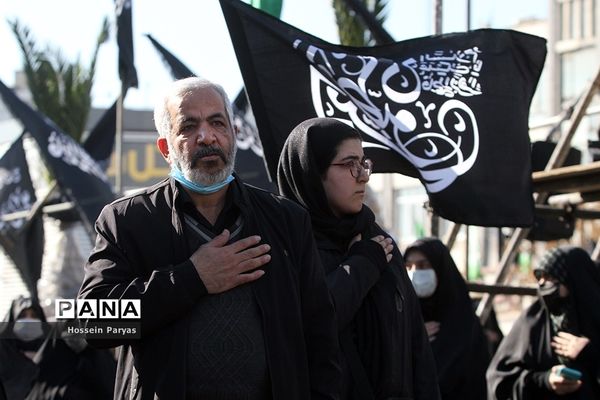 تجمع عزاداران فاطمی در میدان هفت‌تیر